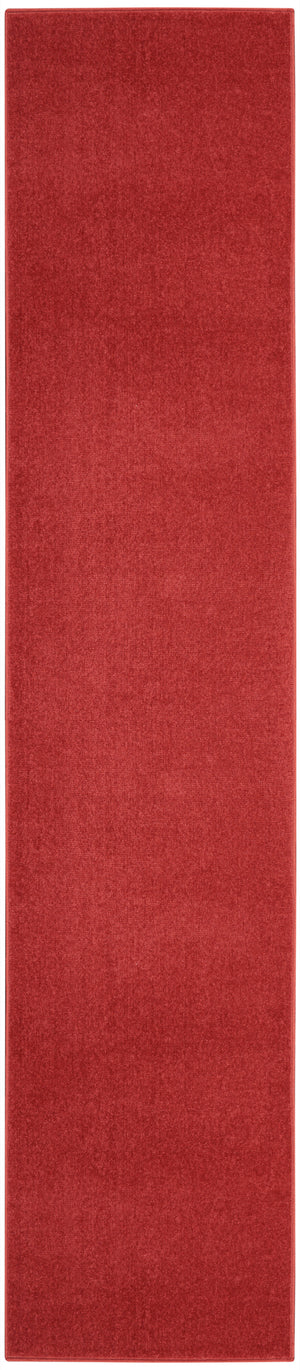 Nourison Essentials NRE01 Machine Made Power-loomed Borderless Design Indoor/Outdoor Outdoor Modern Rug Brick Red, Brick Red 100% Polypropylene 99446073426