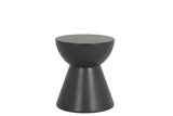 GRC Round End Table, Dark Gray Finish SW6203-DRET Sunset West