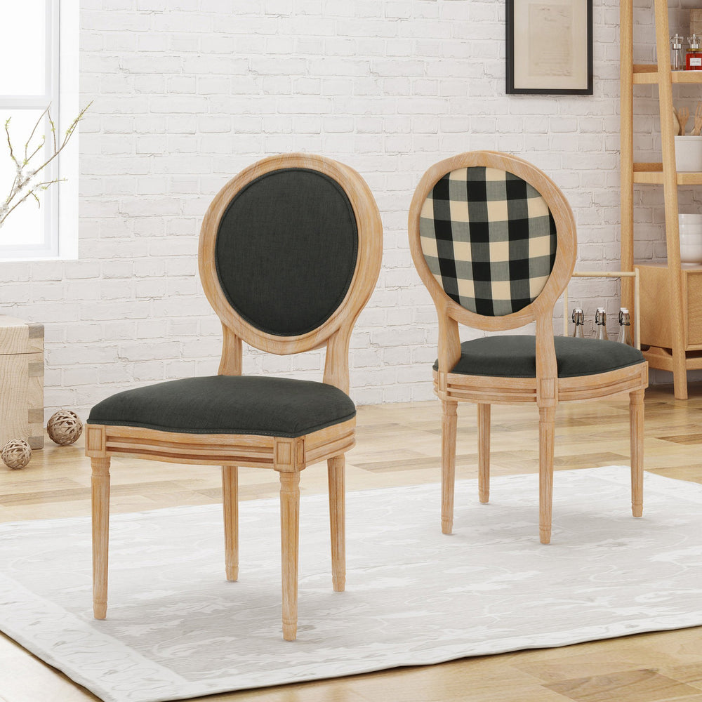 English Elm Christopher Knight Home® - Kd Dining Chair - Timeless French Country Elegance With Upholstered Comfort For Your Dining Room 60352.00BCDGRY