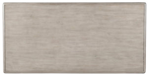 Hooker Furniture Burnham Transitional Writing Desk In Grey Mink Distressed Alder Veneer With Dark Bronze Hardware, Organized Storage And Cable Management 5921-10458-90