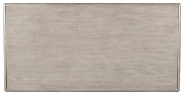 Hooker Furniture Burnham Transitional Writing Desk In Grey Mink Distressed Alder Veneer With Dark Bronze Hardware, Organized Storage And Cable Management 5921-10458-90