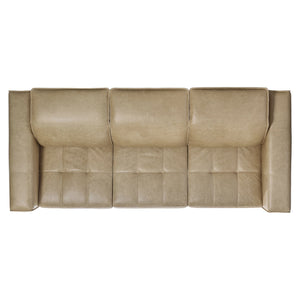 Bernhardt Bernhardt Power Reclining Leather Sofa Modern Living Room Comfort Tailored Design 407RLO
