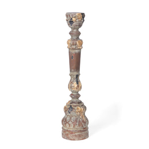 Delgado Carved Wood Candle Holder, 28" EAB36089 Park Hill