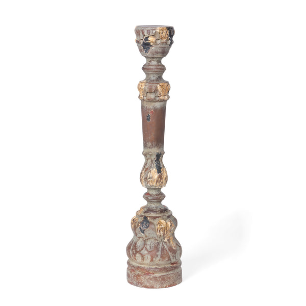 Delgado Carved Wood Candle Holder, 28" EAB36089 Park Hill