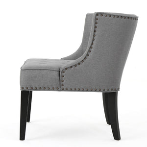 Christopher Knight Home® - Noble House - Adelina Contemporary Upholstered Accent Chair with Nailhead Trim