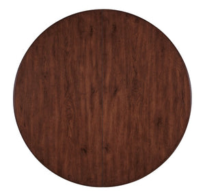 Hooker Furniture Charleston Round Pedestal Dining Table With 20" Removable Leaf, Cherry Veneer, Carved Base, Seats 6-8 6750-75203-00