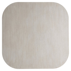 Bernhardt Bernhardt Round‑Square Turo Cocktail Table In Wire‑Brushed Bone Oak With Fossil Cylinder Legs, 54" 508022