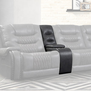 Parker House Parker Living Outlaw Recliner - Luxury Design With Power Motion And Elegant Nailhead Accents Dark Grey 80% Polyester,20% Pu (W) Mout#860-sta