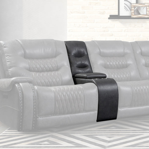 Parker House Parker Living Outlaw Recliner - Luxury Design With Power Motion And Elegant Nailhead Accents Dark Grey 80% Polyester,20% Pu (W) Mout#860-sta