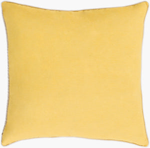 Surya Japanese Floral Lumbar Pillow 13"L X 20"W – Elegant Cotton & Linen Accent For Home Décor Yellow Linen,Cotton Ja005-1320d