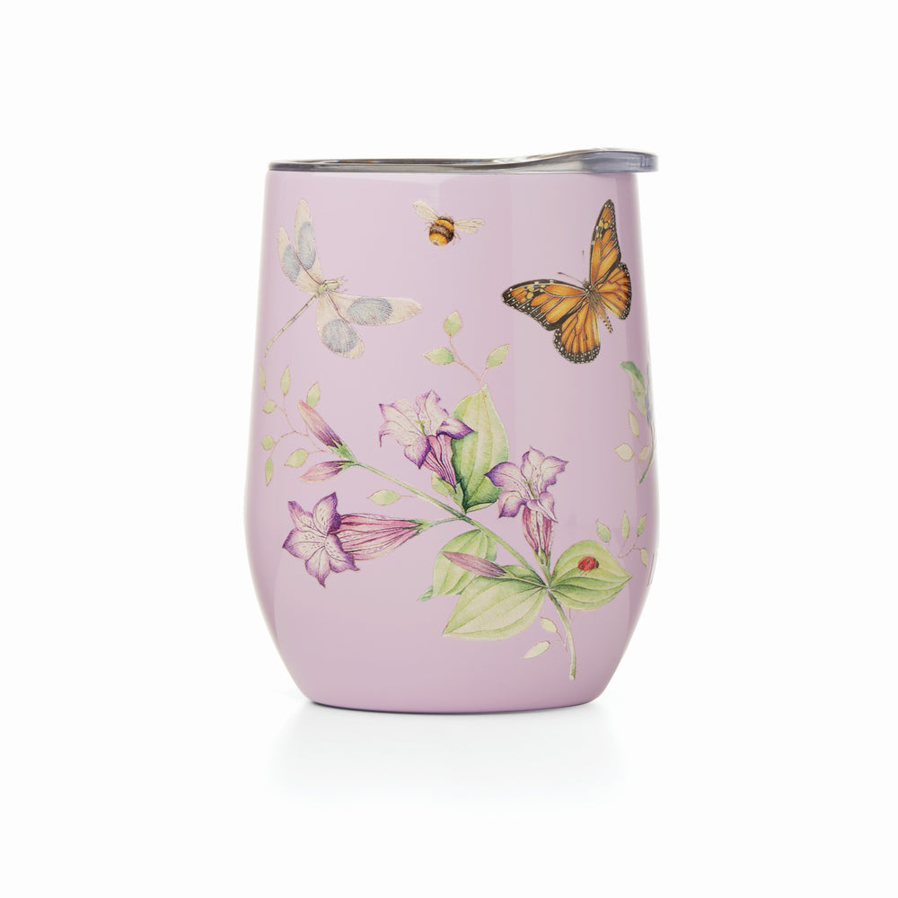 Lenox Butterfly Meadow Lavender Stainless Steel Wine Tumbler Purple, LAVENDER METAL 895740
