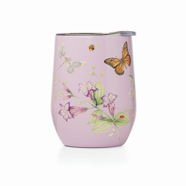 Lenox Butterfly Meadow Lavender Stainless Steel Wine Tumbler Purple, LAVENDER METAL 895740