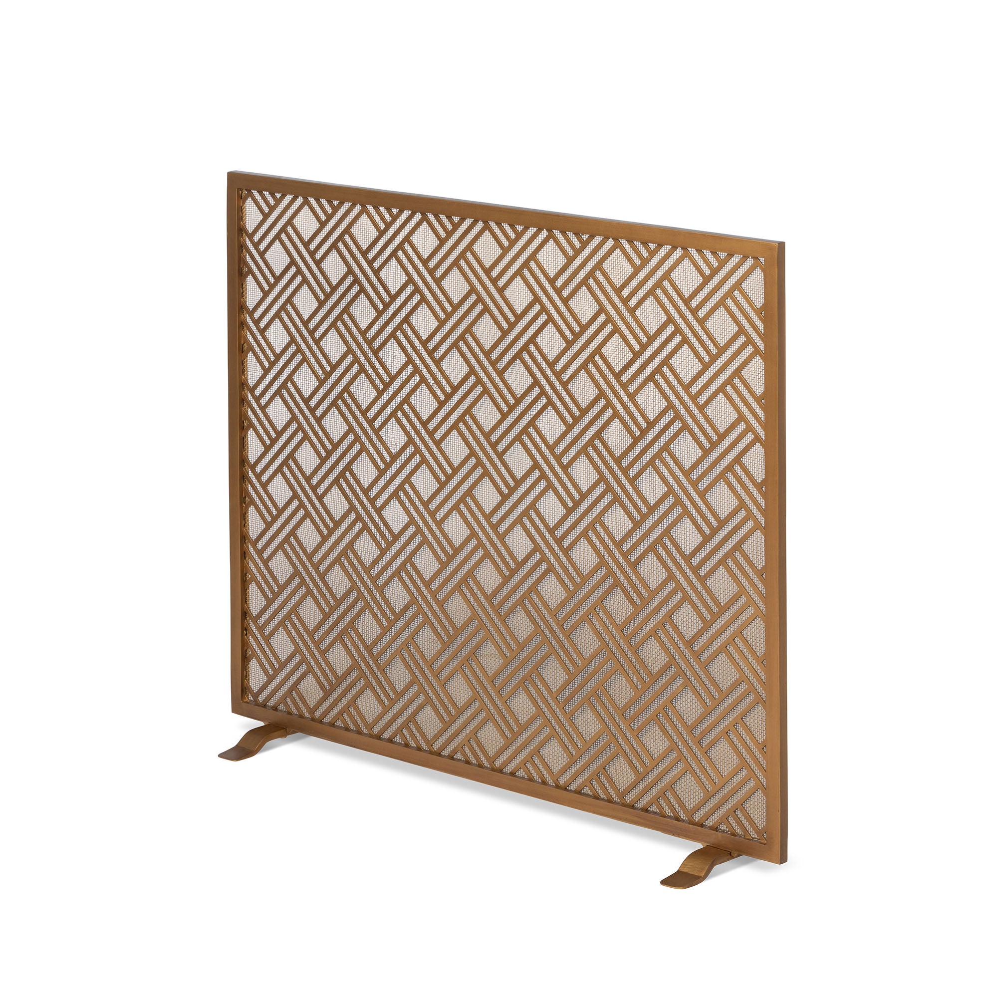Park Hill Cross Hatch Fire Screen - Thumbnail 2