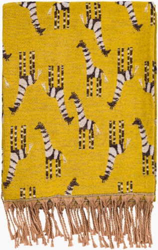 Surya Jacquie Cozy Rustic Throw Blanket | 50"W X 60"L | Durable Woven Design For Charming Decor Charcoal Cotton,Acrylic,Cotton,Acrylic Jac1002-5060