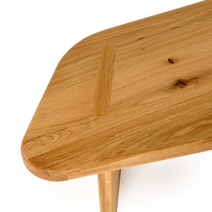 VIG Furniture Jack Modern Natural Oak Coffee Table Set — Two-Piece Free-Form Sculptural Tables, No Assembly VGWDVAN-CFT1-VAN-CFT2
