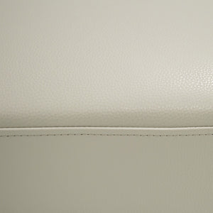 VIG Furniture Divani Casa Jacoba - Modern Light Grey Leather Rectangular Ottoman VGKK-KF-2620-ROT-LG