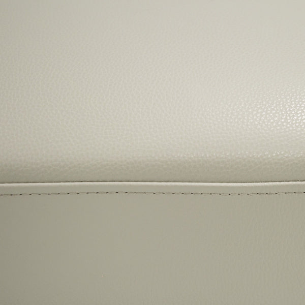 VIG Furniture Divani Casa Jacoba - Modern Light Grey Leather Rectangular Ottoman VGKK-KF-2620-ROT-LG