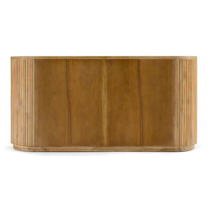 VIG Furniture Jacobson Modern Natural Acacia 6-Drawer Dresser — Solid Acacia Grain, Matte Black Hardware, Fully Assembled VGWD-LYO-DR06