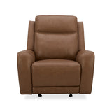 Parker House Haywood - Butternut Power Reclining Sofa And Recliner Brown 100% Leather ,Leather Match Mhay-31ph-btnt