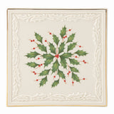 Lenox Hosting The Holidays Trivet Red & Green, IVORY PORCELAIN 870020