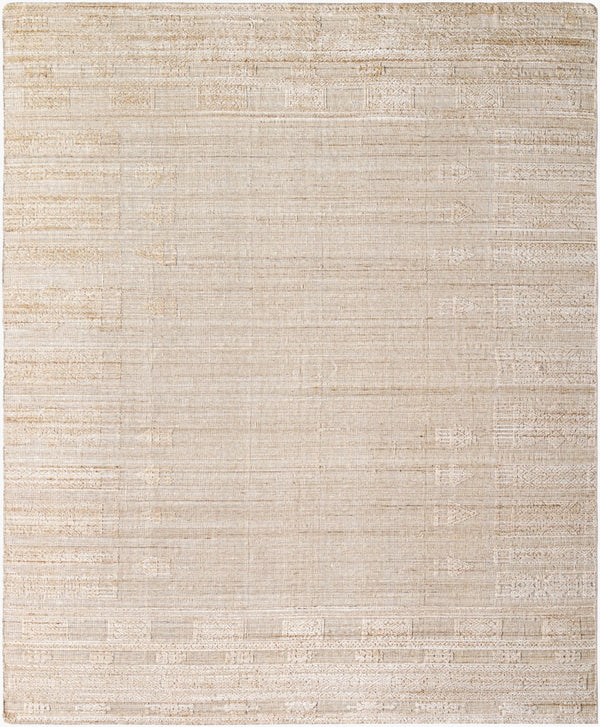 Surya Jackie Handmade 2' X 3' Wool & Viscose Rug - Luxurious Low-pile Accent For Timeless Elegance In Home Beige Viscose,Wool Jak2300-23