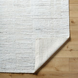 Jackie JAK-2306 9' x 12' Handmade Rug JAK2306-912  Light Silver, Off-White Surya