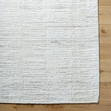 Jackie JAK-2306 9' x 12' Handmade Rug JAK2306-912  Light Silver, Off-White Surya