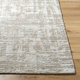 Jackie JAK-2307 9' x 12' Handmade Rug JAK2307-912  Light Silver, Off-White, Ash Surya