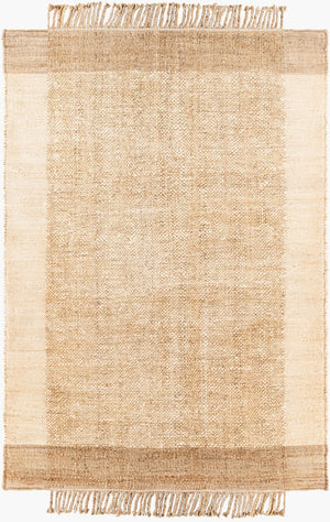 Livabliss Jasmine Handwoven Natural Jute Flatweave Area Rug with Fringe for Cottage Living Rooms JAM2303-576