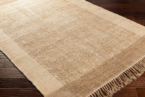 Livabliss Jasmine Handwoven Natural Jute Flatweave Area Rug with Fringe for Cottage Living Rooms JAM2303-576