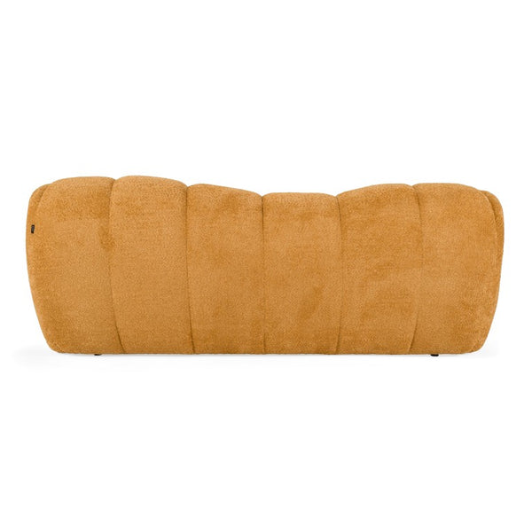 VIG Furniture Eastern King Modrest Janine Camel Upholstered Bed — Modern Panel Headboard, No Box Spring Needed, 97" VGEV-A168-CML-EK