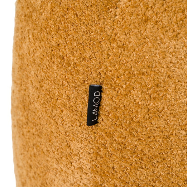 VIG Furniture Eastern King Modrest Janine Camel Upholstered Bed — Modern Panel Headboard, No Box Spring Needed, 97" VGEV-A168-CML-EK