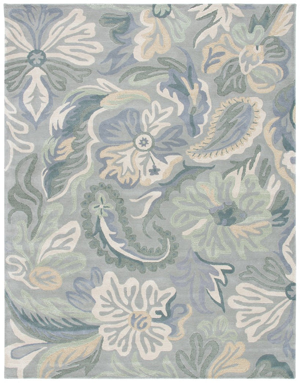 Jar463 Hand Tufted Wool Rug - Elegant Indian Design for Cozy Living Spaces and Timeless Appeal