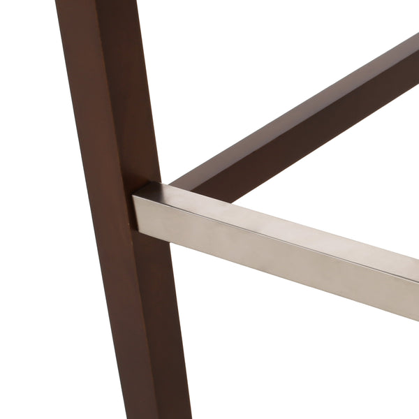 English Elm Christopher Knight Home® - BARSTOOL sleek PU upholstered counter stool with sturdy frame, ergonomic seat and modern minimalist design Light Brown 70678.00PUCOGN