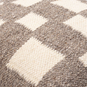 Surya Jacinta 18” X 18” Modern Accent Pillow - Cozy Cotton & Wool Blend, Stylish Home Decor, Easy Care Taupe Wool,Cotton,Cotton Jat001-2020p