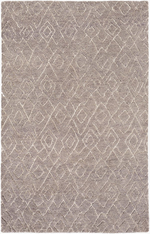 Surya Javier Hand-made 2' X 3' Wool Rug - Exquisite Indian Craftsmanship For Timeless Home Elegance Gray Wool Jav1000-69