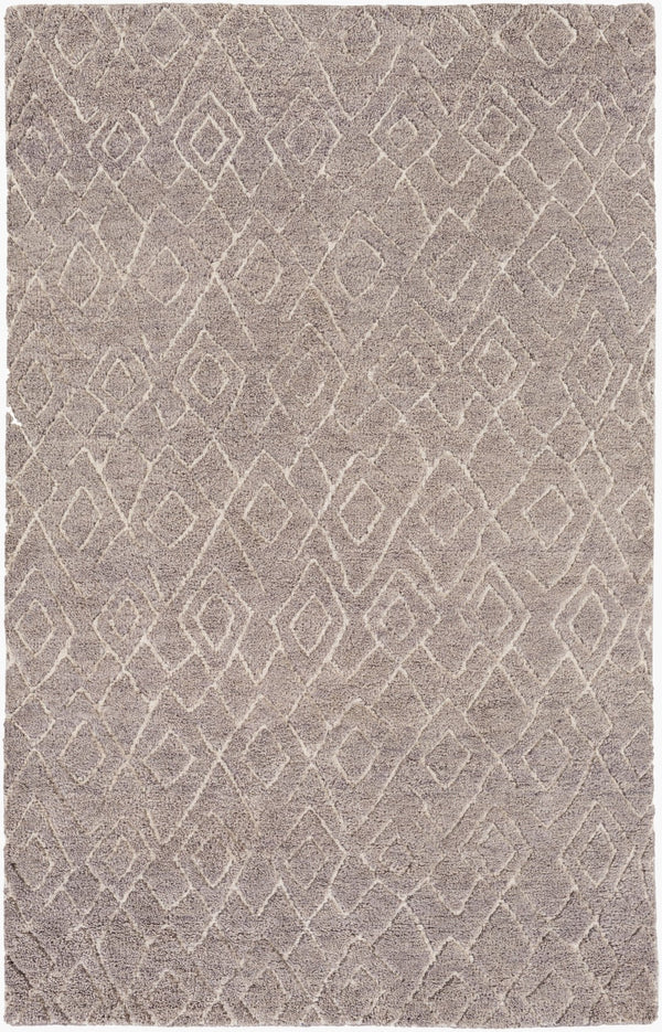 Surya Javier Hand-made 2' X 3' Wool Rug - Exquisite Indian Craftsmanship For Timeless Home Elegance Gray Wool Jav1000-69