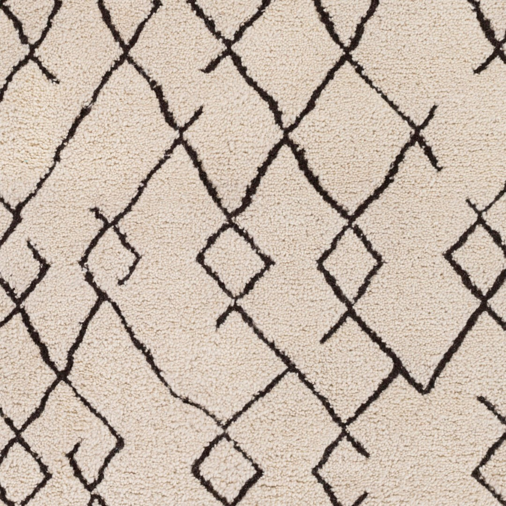 Surya Javier Hand-made 2' X 3' Wool Rug - Exquisite Indian Craftsmanship For Timeless Home Elegance Ivory Wool Jav1001-46