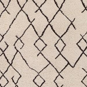 Surya Javier Hand-made 2' X 3' Wool Rug - Exquisite Indian Craftsmanship For Timeless Home Elegance Ivory Wool Jav1001-46