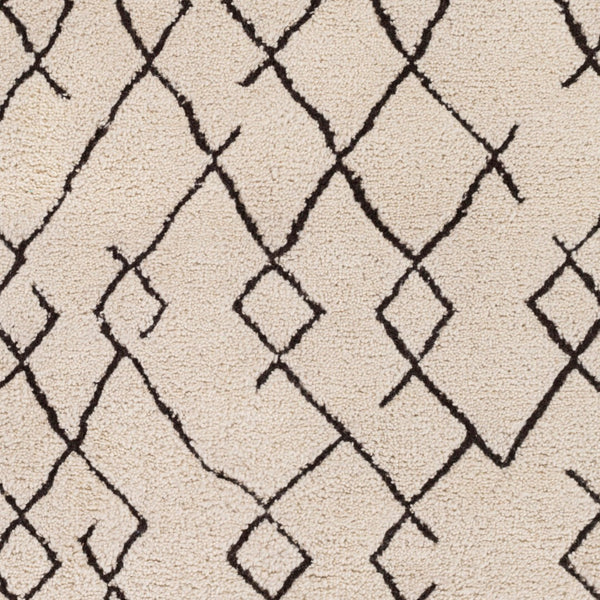 Surya Javier Hand-made 2' X 3' Wool Rug - Exquisite Indian Craftsmanship For Timeless Home Elegance Ivory Wool Jav1001-46