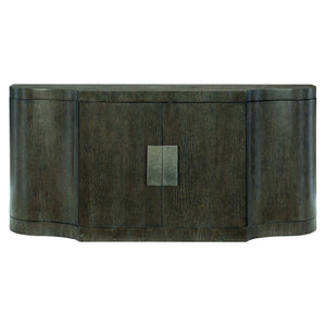 Bernhardt Bernhardt Cerused Charcoal Linea Buffet With Wire-Brushed Oak Grain, Adjustable Shelves, Anti-Tip Kit 384132B