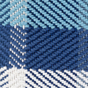 Surya Jacobean 18"L X 18"W Cotton Accent Pillow – Elegant Home Décor, Durable Comfort, Stylish Flair Denim Cotton,Cotton Jbn001-1818