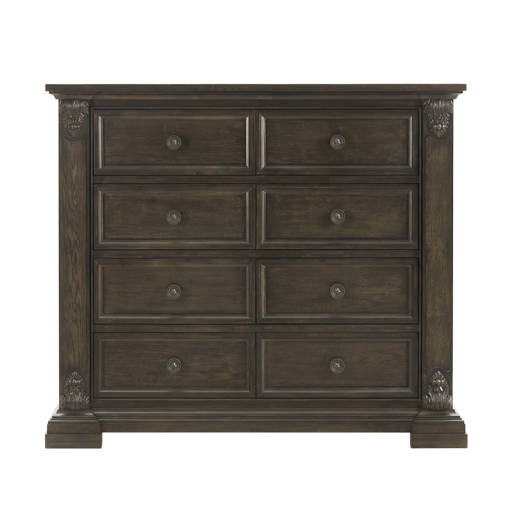 A.R.T. Furniture Heritage Hill 8-drawer Gentleman’S Chest - Elegant Acacia & Oak Design With Antique Pewter Hardware Brown Eight (8) Drawers For Storage (Interior Drawers, 19.75”W X 13.5”D X 6.5”H) 341150-2816