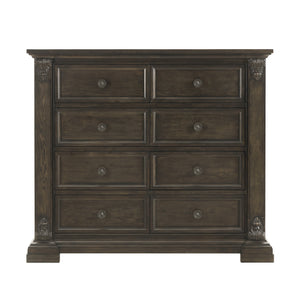A.R.T. Furniture Heritage Hill 8-drawer Gentleman’S Chest - Elegant Acacia & Oak Design With Antique Pewter Hardware Brown Eight (8) Drawers For Storage (Interior Drawers, 19.75”W X 13.5”D X 6.5”H) 341150-2816