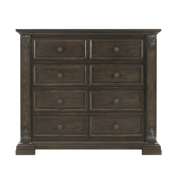 A.R.T. Furniture Heritage Hill 8-drawer Gentleman’S Chest - Elegant Acacia & Oak Design With Antique Pewter Hardware Brown Eight (8) Drawers For Storage (Interior Drawers, 19.75”W X 13.5”D X 6.5”H) 341150-2816