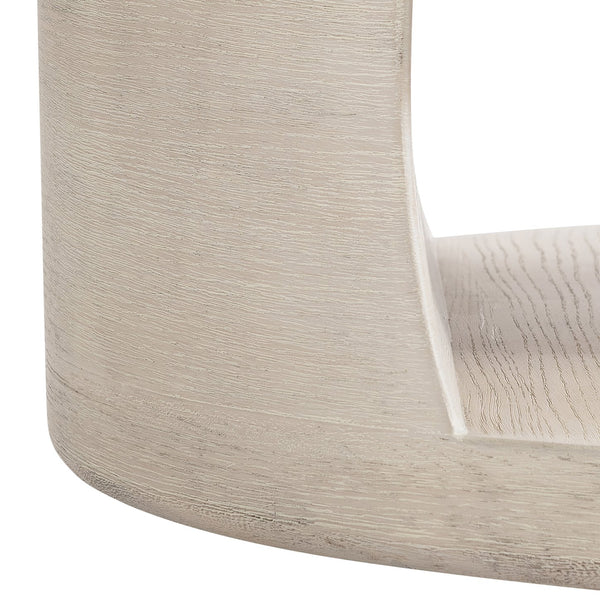Bernhardt Bernhardt Lucerne Round Resin Cocktail Table with Wood Grain Texture and Casters 393014