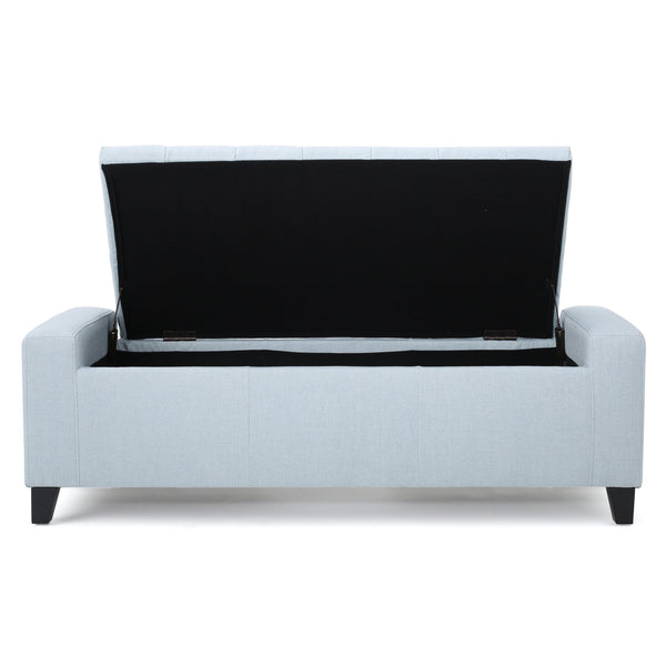 English Elm Guernsey Tufted Storage Ottoman with Lift Top Hidden Compartment for Living Rooms 59336.00LSKY