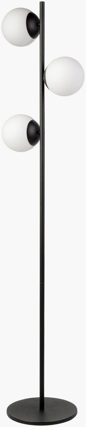 Livabliss Jacoby Slender Metal Globe Floor Lamp for Living Room Reading Nook Minimalist Style JBY-004