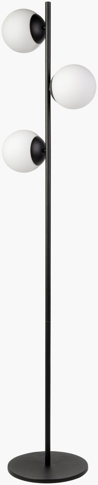 Livabliss Jacoby Slender Metal Globe Floor Lamp for Living Room Reading Nook Minimalist Style JBY-004