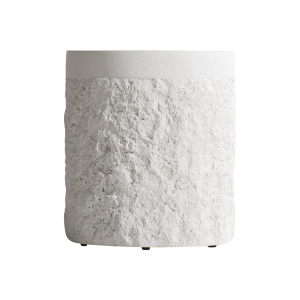 Bernhardt Bernhardt Pismo Seafoam Outdoor Accent Table — Compact 16" Square Stonecast Side Table For Patios X05114